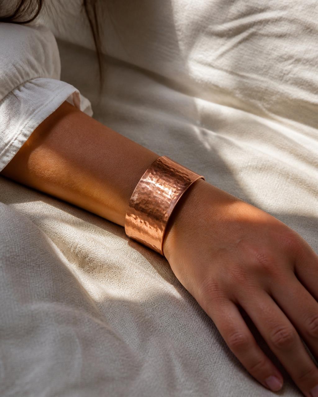 Hammered Copper Cuff