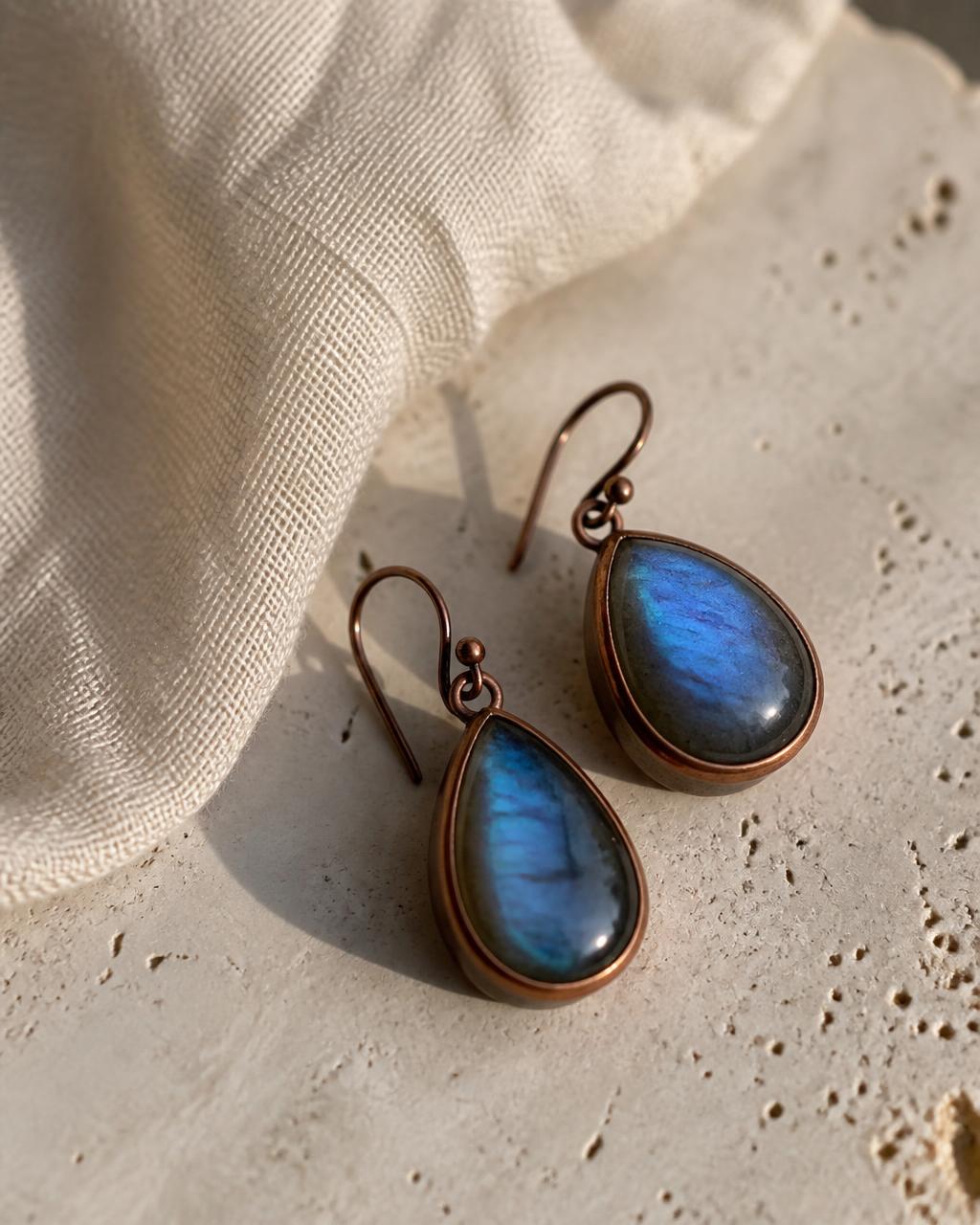 Labradorite Drop Earrings